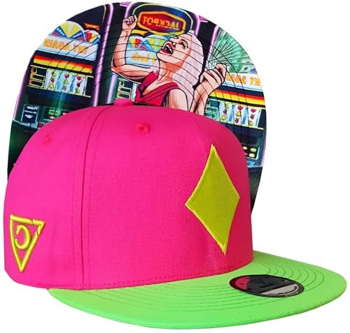 Capiche [99+ VARIATIONEN] Snapback Cap - Kappe - Baseball - Mütze - Kunst - Unisex - Schirm - Männer - Herren - Damen - [Casino] - Jackpot