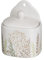 Salero con Tapa de Stoneware Blancos y Beige para Cocina Modernas (Salero)