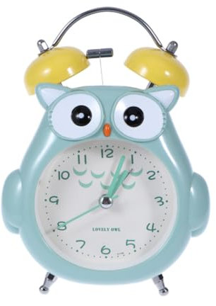 MAGICLULU Kinderwecker Stiller Wecker Eule Wecker Schreibtisch Uhr Student