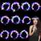 10 pcs LED Guirlande de Plume, Bandeau Cheveux LED, Serre Tete Lumineux LED, Bandeau Cheveux Lumineux, Couvre-Chef Décoratif pour Filles, Adapté aux Mariages, Halloween, Fêtes, Anniversaires