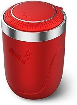 Aschenbecher für Audi A1 A3 A4 A5 A6 A7 A8, Selbstverlöschend Geruchsdicht Tragbarer Rauchfrei Abnehmbar Aschenbecher, Feuerfest mit Deckel
