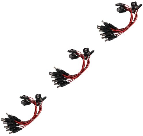 Uonlytech 30stücke Batterie Clips Connector Für Hochwertige Flexible Anschlusskabel Mit Niedrigem Widerstand Für -projekte Und Ersatz Von Defekten