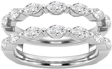 Bague de fiançailles personnalisable avec diamant taillé en laboratoire 2,0 carats taille marquise en or rose jaune blanc 10 carats, DEF-VVS/VS, taille moyenne, diamant créé, Medium, Pierre précieuse