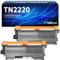 Halloya TN2220 TN 2220 Toner Kompatibel für Brother TN2220 TN-2010 für Brother MFC-7360N MFC-7460DN MFC-7860DW FAX-2840 FAX-2940 HL-2130 HL-2240 HL-2250DN HL-2135W DCP-7055 DCP-7055W (2 Schwarz)