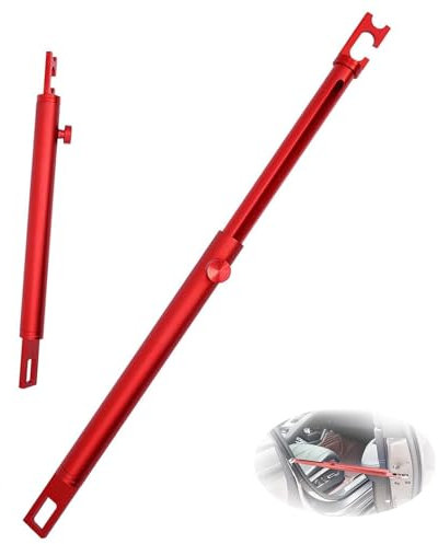 Tkxjry Einstellbar Tailgate, Stützstange für Wohnmobil, AutoTürstützstange aus, Mehrzweck Stützstange, Einstellbar Heckklappe Stützstange, Feste Stützstange für die Autopflege und das Polieren