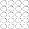 sourcing map 30Pcs 5 Inch Ball Bead Chain, Metal Ball Chain with Connectors for Keychain Hanging Ornament Tag Jewelry Necklace Christmas Decoration,Gray
