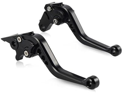 Kupplungshebel Motorrad Kupplung Bremshebel Für Yamaha Für Raptor 700/700R/700SE Aluminium CNC-Gefräste 5D Bremshebel Kupplungsarmatur(Regular Style)