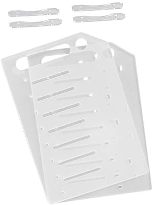 TINEASUR Festplatten Rack DIY Festplattenfach Transparent Laufwerksrack Mit Schichten Für Aufbewahrung Von Festplatten Ohne Bohren