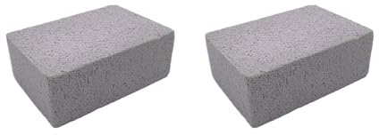 LOVSSU Grill Reinigung Ziegel 3-1pc Grill Clean Brick Grill Stone Reinigungsblock for Flat Top Grills Griddles Rost und Grillrost Reiniger effektiv entfernen for Putzstein(2Pcs)