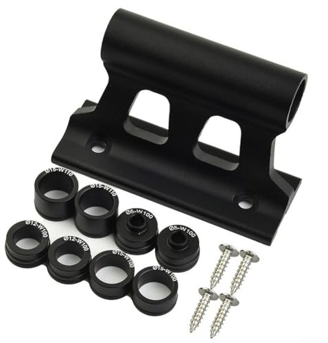 Thru Axle Fork Mount for Car Roof Bicycle Racks, Fits Standard 100/110mm (Black )