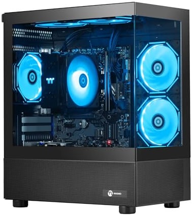 NINGMEI PC Gamer | AMD Ryzen 7 5700G 4.6GHz | AMD Radeon Vega Graphics | 16Go DDR4 RAM 3200MHz | 1To NVME SSD | 550W PSU | Windows 11 Home | WiFi | Black