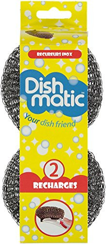 Dishmatic 2 Refills Sponge Stainless Steel