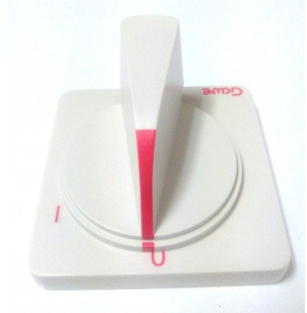 CubetasGastronorm ® Mandos Interruptores 2 Piezas Blanco para Freidora Compatible con Movilfrit Modelo P901510 Diseño Ergonómico 64x64mm para Cocina Profesional Hostelería Ø50mm Durable