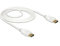 Delock Kabel DisplayPort 1.2 Stecker > DisplayPort Stecker 4K 60 Hz 1,5 m weiß