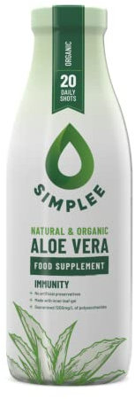 Simplee Aloe ® - Aloe Vera Juice 1 Litre - Natural, Organic & Cold Pressed