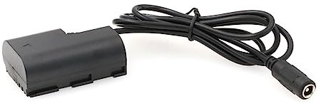 HangTon LP-E6 DC-Koppler Netzteil Dummy-Batterie für Canon EOS 60D R5 R6 5D3 7D BMPCC 4K Kamera, Zacuto EVF DSLR-Kameras