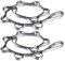 GDRAVEN 2 Starker Daisy Chain, Gurt verstellbar Gurt Seil für Yoga, Jagd Camping Outdoor Sport Starker Klettern, Rot/Grau (Grau)