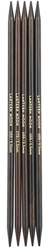Lantern Moon Ebony Double Pointed Needles 8-Size 9/5.5mm