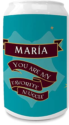 Spardose Kinder. Spardose mit Namen. Personalisierte Geschenke. Spardose Zauberer. Keramik mit Bodendeckel. 9x8 cm. Gryffindor