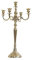 CHANDELIER OR - Chandelier Bougeoir Doré 80cm de haut, Décoration de Table style ancien, Facile à Monter, Largeur pied 21cm - Passion Décor