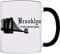 Tasse à café célèbre Brooklyn City Bridge, Where My Story Begins 0163-Black