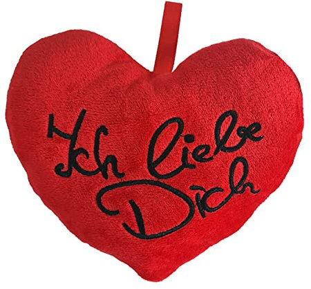 Herzkissen Ich Liebe Dich - 9cm, Ich Liebe Dich Kissen, Kissen Herzform, Liebes Kissen, Kissen Herz, Liebes Kissen, Herz Plüsch, Herzkissen Kuschelkissen