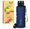 720°DGREE Eistee Trinkflasche 1,5 Liter “uberBottle + InFuuzed“ - BPA-Frei, Ohne Zucker, Keine Kalorien - Einfach lecker - Geschmack für die Wasserflasche, Eis Tee Alternative - 2x 25 Beutel mind. 25l