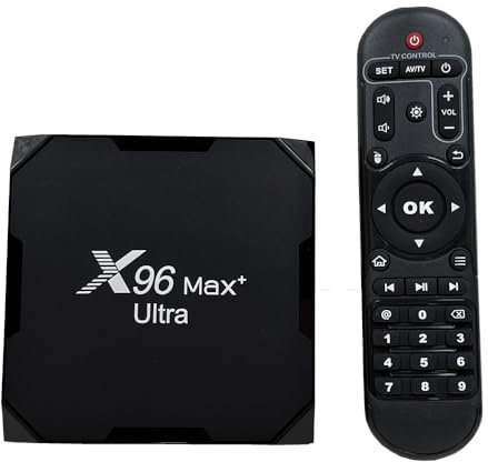 4GB 64GB X96 MAX Plus Ultra TV Box Android 11 Amlogic S905X4 2.4G/5G WiFi BT4.0 Soporte AV1 H.265 8K 24fps 4K 60fps HDR Set Top Box