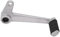 Palanca de Cambio de Marchas Trasera para Carreras de Motos, Pedal Mate con Repuesto de Aluminio para Monsters 696 2009‑2013 (plata)