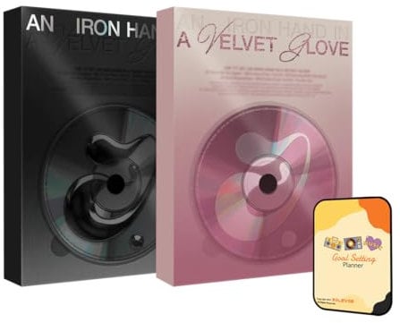 An Iron Hand In A Velvet Glove JINI Album [IRON Hand + VELVET GLOVE Ver. 2 Full Album Set]+Pre Order Benefits+BolsVos K-POP Inspired Digital Planner, Digital Sticker Pack (1st EP)