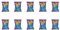 10 x Takis blue Heat 28 g Scharf Hot Chili pepper Tortilla Chips aus Mexiko