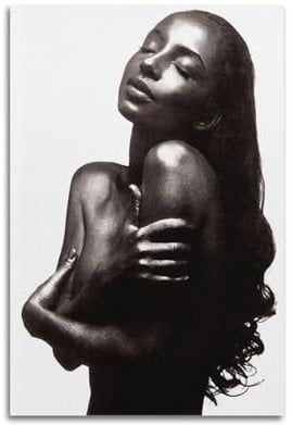 INKT Sade Poster, Wandkunst, Leinwandgemälde, Wohnzimmer, Schlafzimmer, Heimdekoration, Büro, Wandposter, Fitnessstudio, Kunstmalerei, 30 x 45 cm