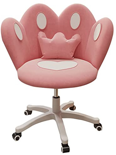 Drehbarer Bürostuhl, moderner, mit Samt gepolsterter, getufteter Computer-Schreibtischstuhl mit ergonomischer 58 cm breiter Rückenlehne und weißem Untergestell, höhenverstellbarer Schminkstu