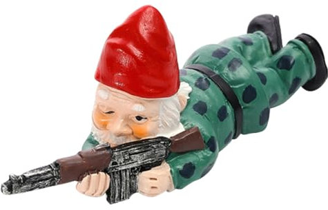 Fulenyi Armee, Armee Statue Harz Figur Armee Figur Gartenzwerg Skulptur für Haus Rasen Hof