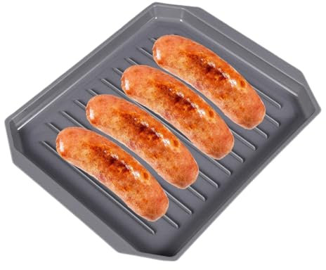 Microwave Bacon Cooker,Bacon and Meat Tray - Easy-Clean, Food Grade Bacon Tray for Microwave Cooking, Desserts, Kitchen Gadget, Home Use
