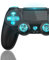Bonacell Wireless Controller für Ps-4 Dual Vibration Kabellose Gamepad mit Turbo und 3.5mm Audio Jack/LED/Touch Pad für P-s4/Pro/Slim/Pc