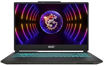 msi Cyborg 15 A12UCX Gaming Laptop | Intel i5-12450H 2.0-4.4GHz | 16GB DDR4 3200MHz RAM | 512GB M.2 NVMe PCIe SSD | Nvidia GeForce RTX 2050 4GB | Black