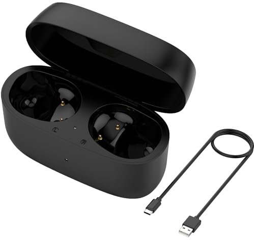 Charging Case Station for Jabra Elite 5 Earbuds, Replacement Charger with Charging Cable Charge Dock Hub Storage Compartment for Elite 5 Headset