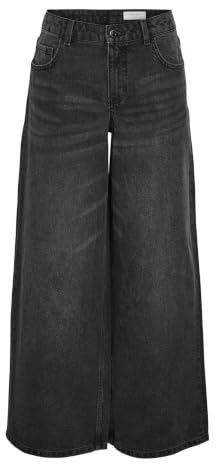 Noisy May Women's Nmkettie Nw Wide Leg Jeans Vi559bl Noos Nmkettie Nw Wide Leg Jeans Vi559Bl Noos