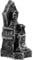 DIKACA Sandtisch Ornamente Halloween Skeleton Garten Statue Halloween Dekorationen Schädel Schädel Grimmige Lebensgröße Skelett Grabstein Reaper Foto Ornamente Altes Griechische Statue