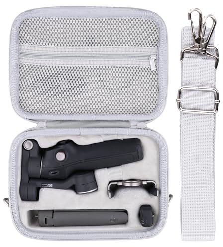 co2CREA Hard Travel Case for DJI OSMO Mobile 7P /7 Gimbal Stabilizer 3-Axis Phone Gimbal,Protection Cover Compatible with OM 7P /7 Accessories,Case only