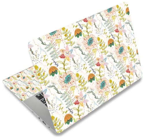 icolor Laptop Skin Aufkleber Folie Cover Vinyl Aufkleber für 13 13,3 14 15 15,4 15,6 Zoll Notebook Schutzfolien Laptop Selbstklebend Kunst Dekorative Aufkleber Schutzhülle (Skin076)