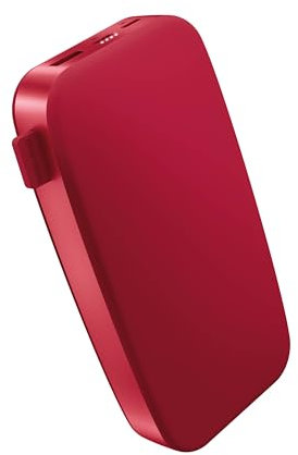 Fresh 'n Rebel 24000mAh Powerbank (USB-C in & Out), 20W Ultra Fast Charge, 6 Premium-Sicherheitsfunktionen, bis zu 8 Handy-Ladungen, Externer Akku mit 4 Power-Anzeigeleuchten (Berry Red)