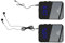 Xinsheinelry Monitor intraural sistemático con transmisor y receptor de emparejamiento automático, monitor intrauditivo profesional, guitarra de estudio