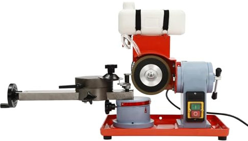 AXGCAA Saw Blade Sharpening Machine, 2850 RPM Circular Saw Blade Sharpener with Water Injection, 370W Electric Saws Blades Grinder with Precise Scale, Angle Adjustable, for Industrial Use