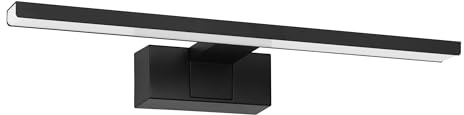 Eglo LED Mirror Light Conettilla, Bathroom lamp | aluminium black and white plastic, warm to cool white, IP44, length 40 cm