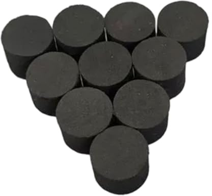 KiBcsLic 10 Stück Elektronische Drum Pads Und Schwammzylinder Trigger mit Kleberückseite Percussion Trigger Zubehör Zum Leisen Üben Und Verbessern Der Geschwin, 19x20mm