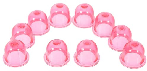 BESTonZON 10 Pezzi Tazze Olio in Trasparente per Tagliaerba e Decespugliatore Lampadine Primer Sostitutive per Piccoli Motori Facili da Installare e Leggere Ricambio Affidabile per