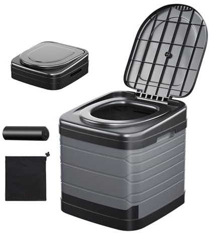 Toilette Portable,Toilette Camping,Urinoir Unisexe pour Voiture, Toliet pour Hommes et Femmes, Seau Hygiénique pour Voiture,Seau de Toilette Mobile Unisexe,Idéal pour Le Camping, la Randonnée