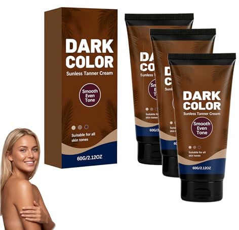 Bräunungsöl, Glowing Tanning Oil Sonnenöl, Formule Hydratante, Selbstbräuner ohne Sonne, pour Tous Types de Peau, 60g (3 Stück)